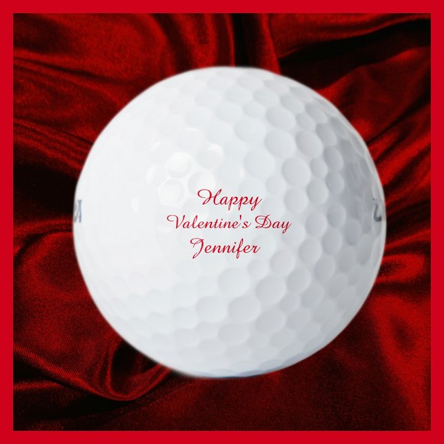 Personalisierte Golfbälle, Valentinstag Golfball (Von Creator hochgeladen)