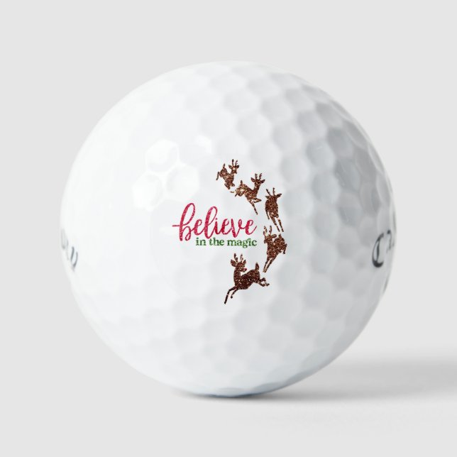Personalisierte Golfbälle, Weihnachtsgeschenke Top Golfball (Vorderseite)