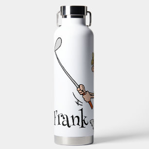 Personalisierte Golfer Trinkflasche
