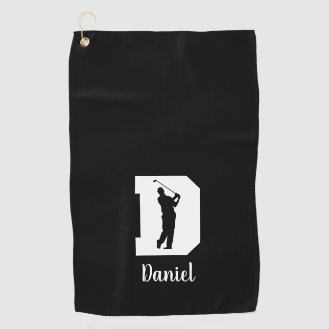 Personalisierte Golfhandtuch (Vorderseite)