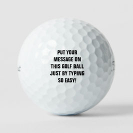 Personalisierte Golfplätze Golfball