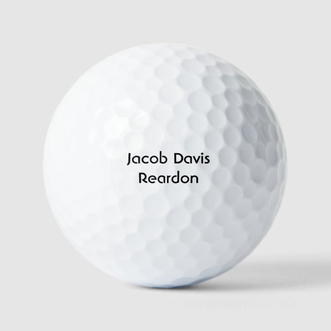 Personalisierte Golfplätze Golfball (Vorderseite)