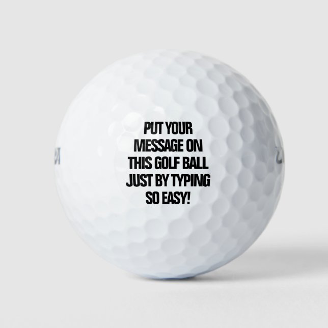 Personalisierte Golfplätze Golfball (Vorderseite)