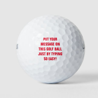Personalisierte Golfplätze Golfball