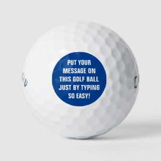 Personalisierte Golfplätze Golfball