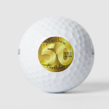 Personalisierte Golfplätze zum 50. Geburtstag