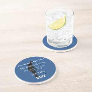 Personalisierte Golfreise Man Cave GOLFER'S Lodge Getränkeuntersetzer
