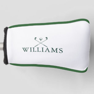 Personalisierte Golfschläger in Smaragdgrün mit Na Golf Headcover