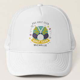 Personalisierte Golfschläger-Name Classic Trucker- Truckerkappe