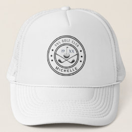 Personalisierte Golfschläger-Name Classic Trucker- Truckerkappe