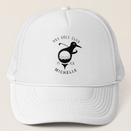 Personalisierte Golfschläger-Name Classic Trucker- Truckerkappe