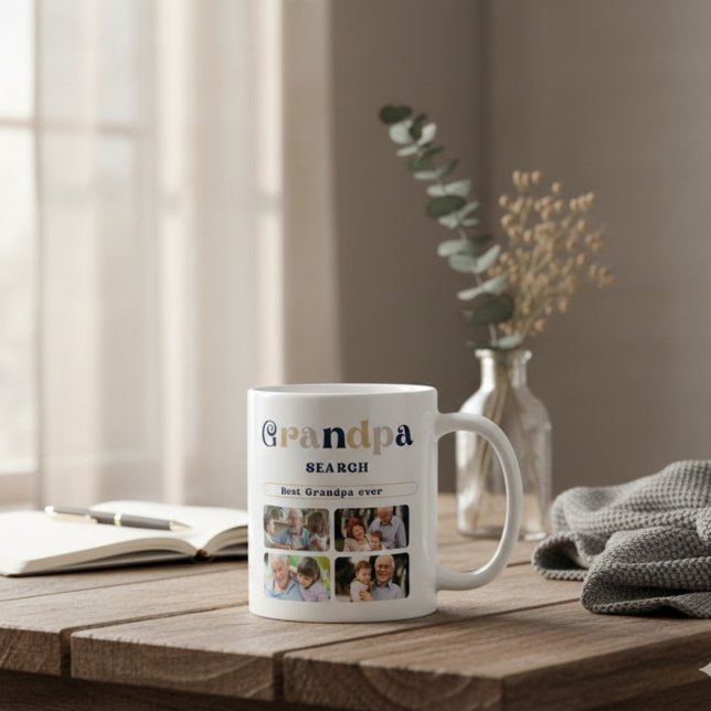Personalisierte Google-Suche Bester Opa Aller Zeit Kaffeetasse (Von Creator hochgeladen)