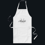 Personalisierte Gourmet-Küche Schürze für Männer |<br><div class="desc">Personalisierte Gourmet-Küche Schürze für Männer | Frauen. Eleganter Name Monogram GRILLEN / Backing Schürze für ihn und sie. Einfaches modernes Design mit klassischem Schriftzeichen und mit Monogramm Anfangsbuchstaben. Das einfache Schwarzweiß-Design. Schürze zum Grillkochen in beige, gelb und schlicht weiß. Lange oder kurze Version. Niedliches Abendessen Party Geschenk Idee für Koch...</div>