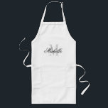 Personalisierte Gourmet-Küche Schürze für Männer |<br><div class="desc">Personalisierte Gourmet-Küche Schürze für Männer | Frauen. Eleganter Name Monogram GRILLEN / Backing Schürze für ihn und sie. Einfaches modernes Design mit klassischem Schriftzeichen und mit Monogramm Anfangsbuchstaben. Das einfache Schwarzweiß-Design. Schürze zum Grillkochen in beige, gelb und schlicht weiß. Lange oder kurze Version. Niedliches Abendessen Party Geschenk Idee für Koch...</div>