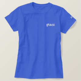 Personalisierte Grace bestickter T - Shirt