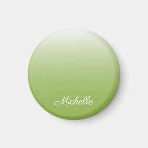 Personalisierte Gradientengrün Magnet