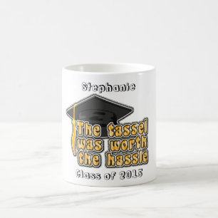 Personalisierte Graduation Cap Tassle Kaffee Tasse