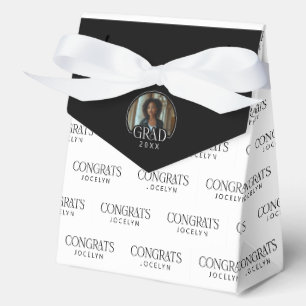 Personalisierte Graduationspartei 2025 Foto Glückw Geschenkschachtel