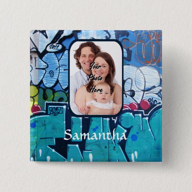 Personalisierte Graffiti Button (Vorderseite)