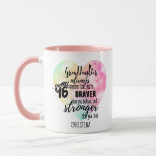 Personalisierte GRANDAUGHTER-Geschenke Niedliche Tasse