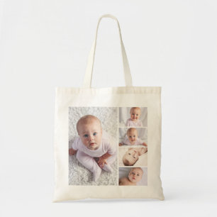 Personalisierte Grandchildren-5-Fotosammlung Tragetasche