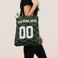 Personalisierte Green Football Sporttasche