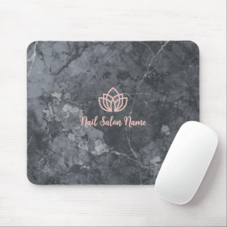 Personalisierte Grey Marbel Nail Studio Branding Mousepad