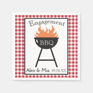 Personalisierte GRILLEN Paper Napkin Serviette
