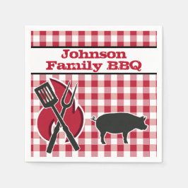 Personalisierte GRILLEN Picnic Party Napkins Serviette