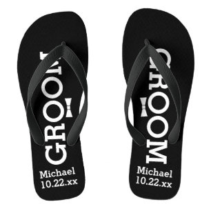 Personalisierte Groomehe - Wählen Sie Ihre Farbe Flip Flops