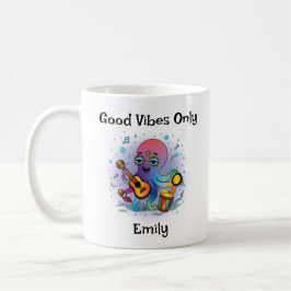 Personalisierte Groovy Octopus Tasse - Retro Hippi
