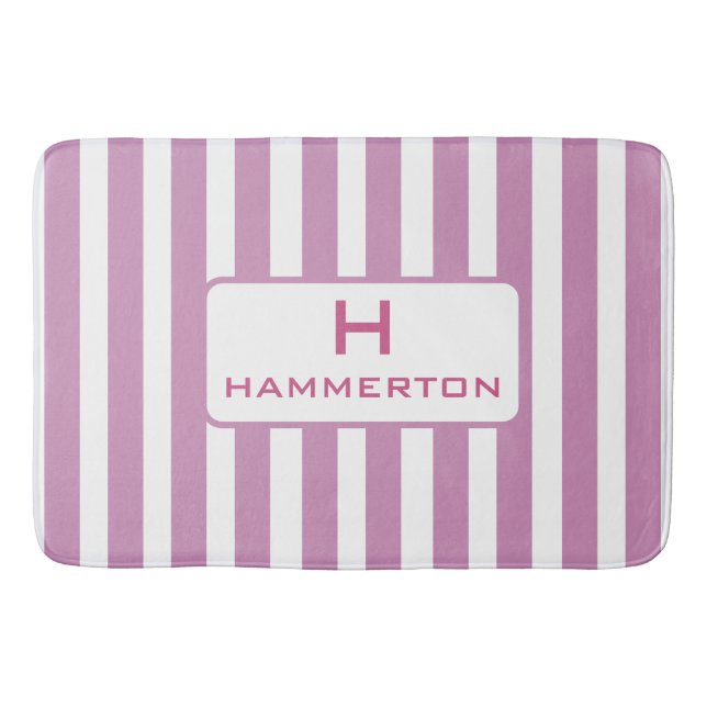 Personalisierte große Badematte (Vorderseite)