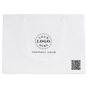 Personalisierte große Geschenktasche für das Brand Geschenktüte