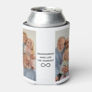 Personalisierte Großeltern Foto & Can Cooler Dosenkühler
