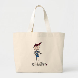Personalisierte großer Bruder-T-Shirts und Jumbo Stoffbeutel