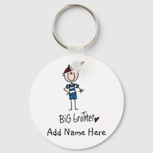 Personalisierte großer Bruder-T-Shirts und Schlüsselanhänger