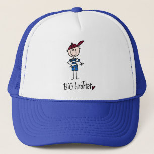 Personalisierte großer Bruder-T-Shirts und Truckerkappe