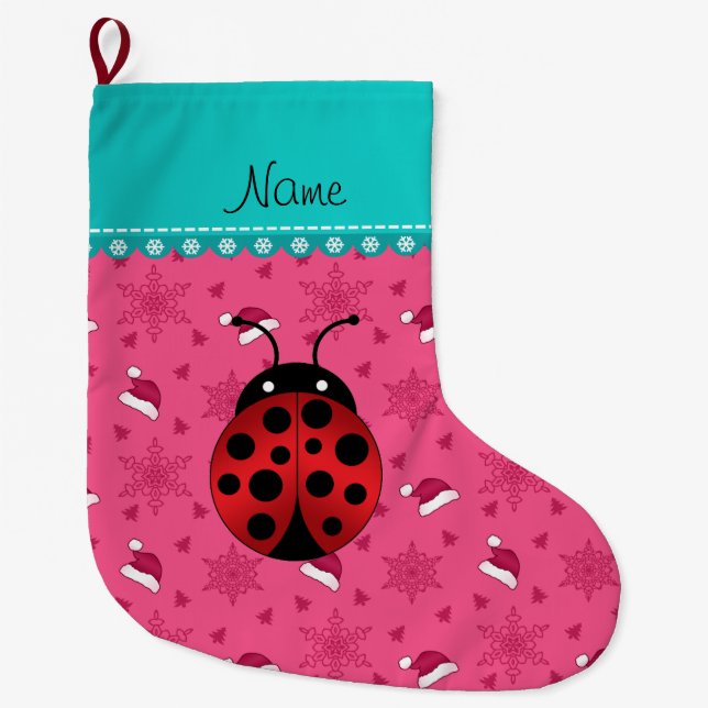 Personalisierte Großer Weihnachtsstrumpf (Vorderseite)