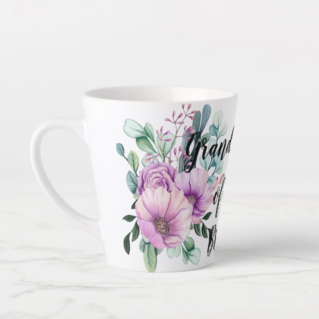 Personalisierte Großmutter des Brautgartens Milchtasse (Links)