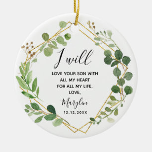 Personalisierte Gründermutter Keramik Ornament