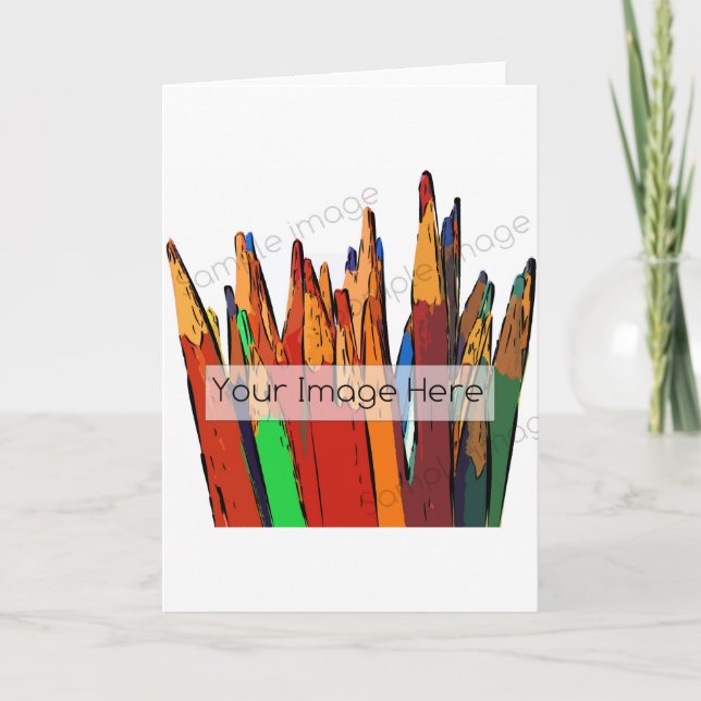 Personalisierte Gruß-Karten Karte (Vorderseite)