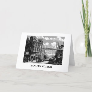 Personalisierte Grußkarte aus San Francisco Feiertagskarte