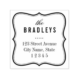 Personalisierte Gummi-Briefmarke Permastempel