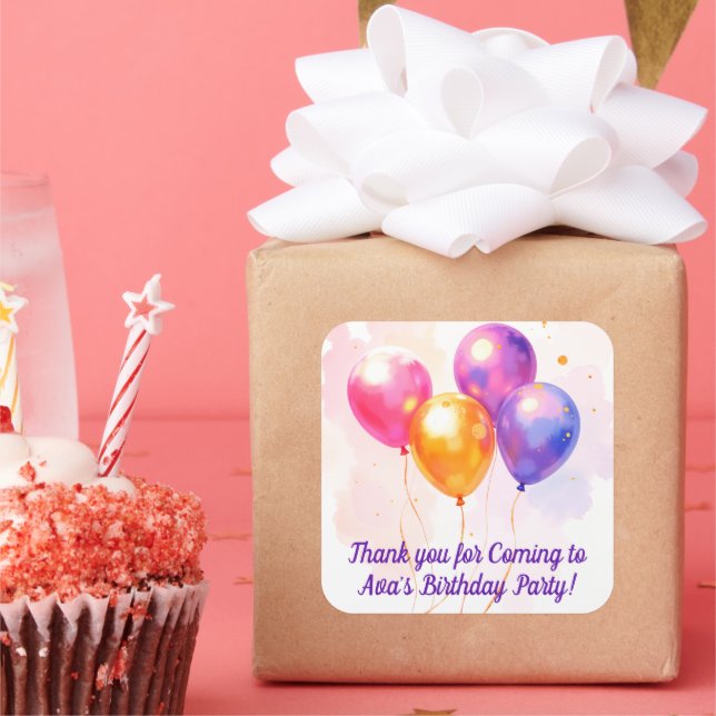 Personalisierte Gunst Aufkleber Kinder Party (Party)