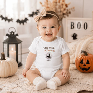 Personalisierte gute Witwe in der Ausbildung - Baby Strampler
