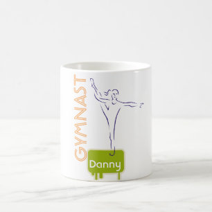 Personalisierte GYMNASTICS Kinder Tasse genannt