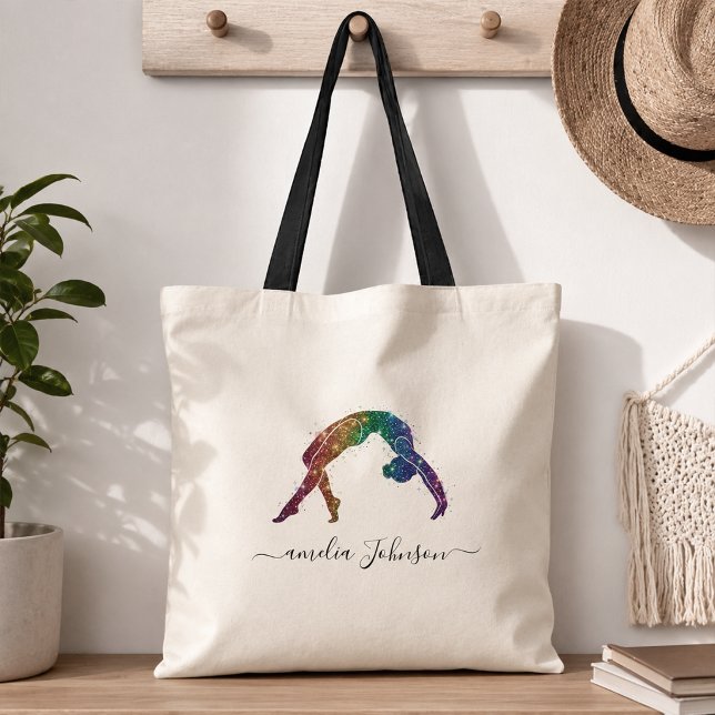 Personalisierte Gymnastik Glitter   Tragetasche (Von Creator hochgeladen)