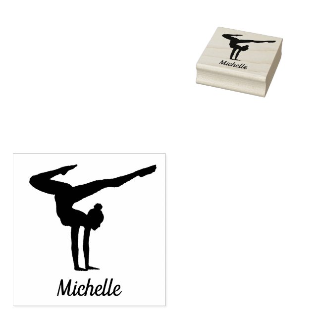 Personalisierte Gymnastik Gummistempel (Stempel)