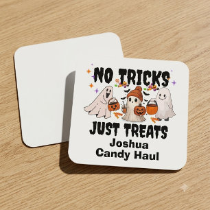 Personalisierte Halloween-Aufkleber für Kinder, Ke Quadratischer Aufkleber
