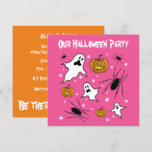 Personalisierte Halloween-Geister, Pumpkins und Sp